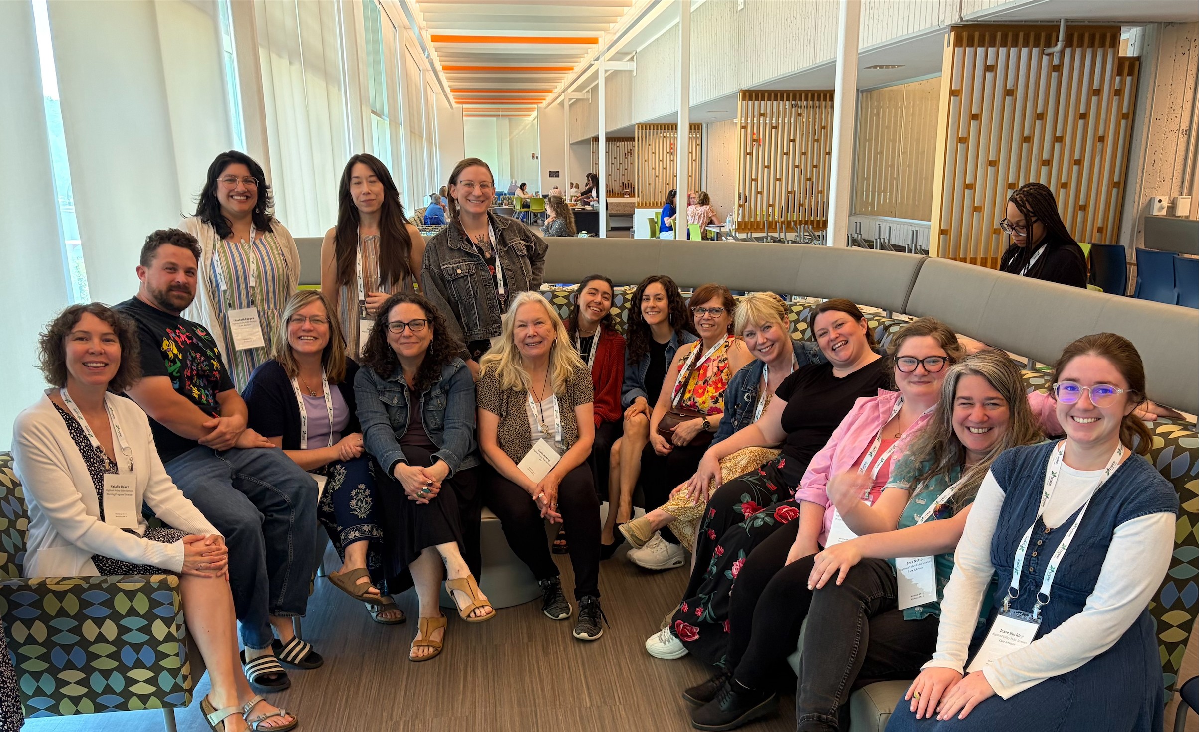 Some of Highland Valley Elder Services' employees took part in the 34th Annual Western Mass Elder Care Conference at Holyoke Community College. The image shows our employees.